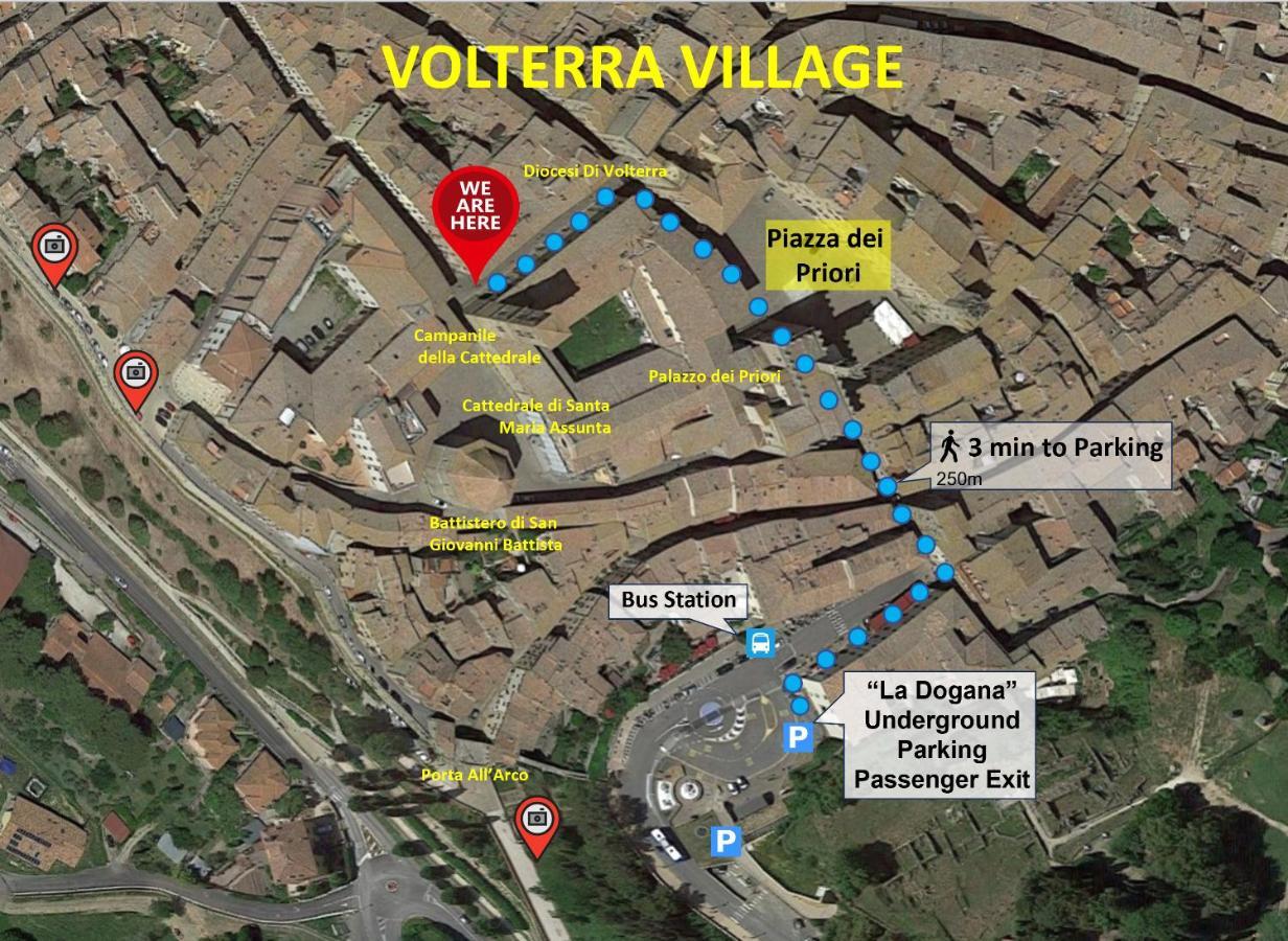 The Walkable Volterra Rooftop Suite ภายนอก รูปภาพ